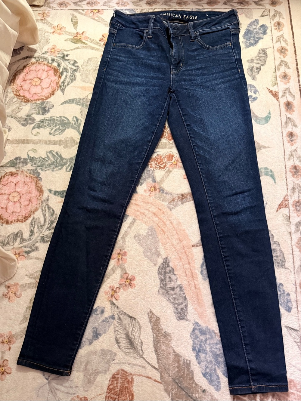 American Eagle Outfitters Navy Blue Women's Skinny Jeans